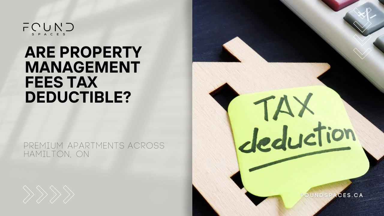 Are rental property management fees tax deductible?