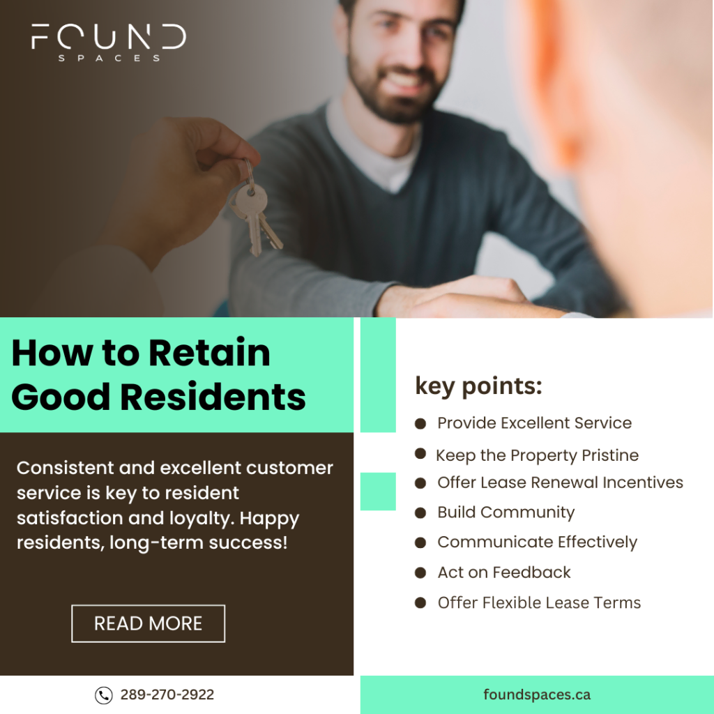 how to retain good residents