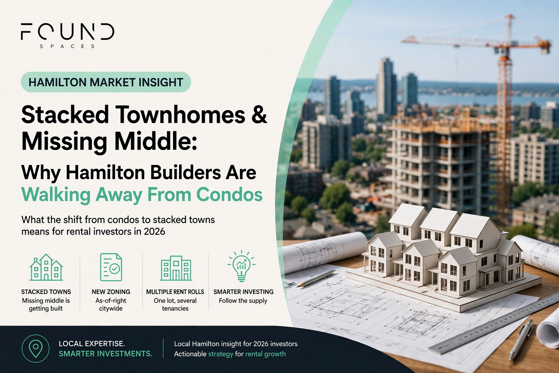 Stacked Townhomes and Missing Middle: Why Hamilton Builders Are Walking Away From Condos — Found Spaces blog header