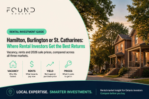 Best rental investment Hamilton area - comparison of rental returns in Hamilton, Burlington and St. Catharines, Ontario